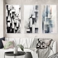 thumbnail image 1 of Designart "Zen in Grey Abstract VI" Minimalism Framed Wall Art Set Of 3 - Grey Minimalism Frame Gallery Set For Office Decor, 1 of 7
