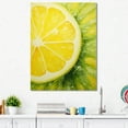 thumbnail image 1 of Designart "Zesty Lemon Zenith I" Fruits Canvas Prints, 1 of 7