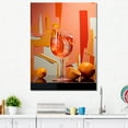 thumbnail image 1 of Designart "Zesty Spritz Spectrum" Cocktails Wall Art Living Room, 1 of 7