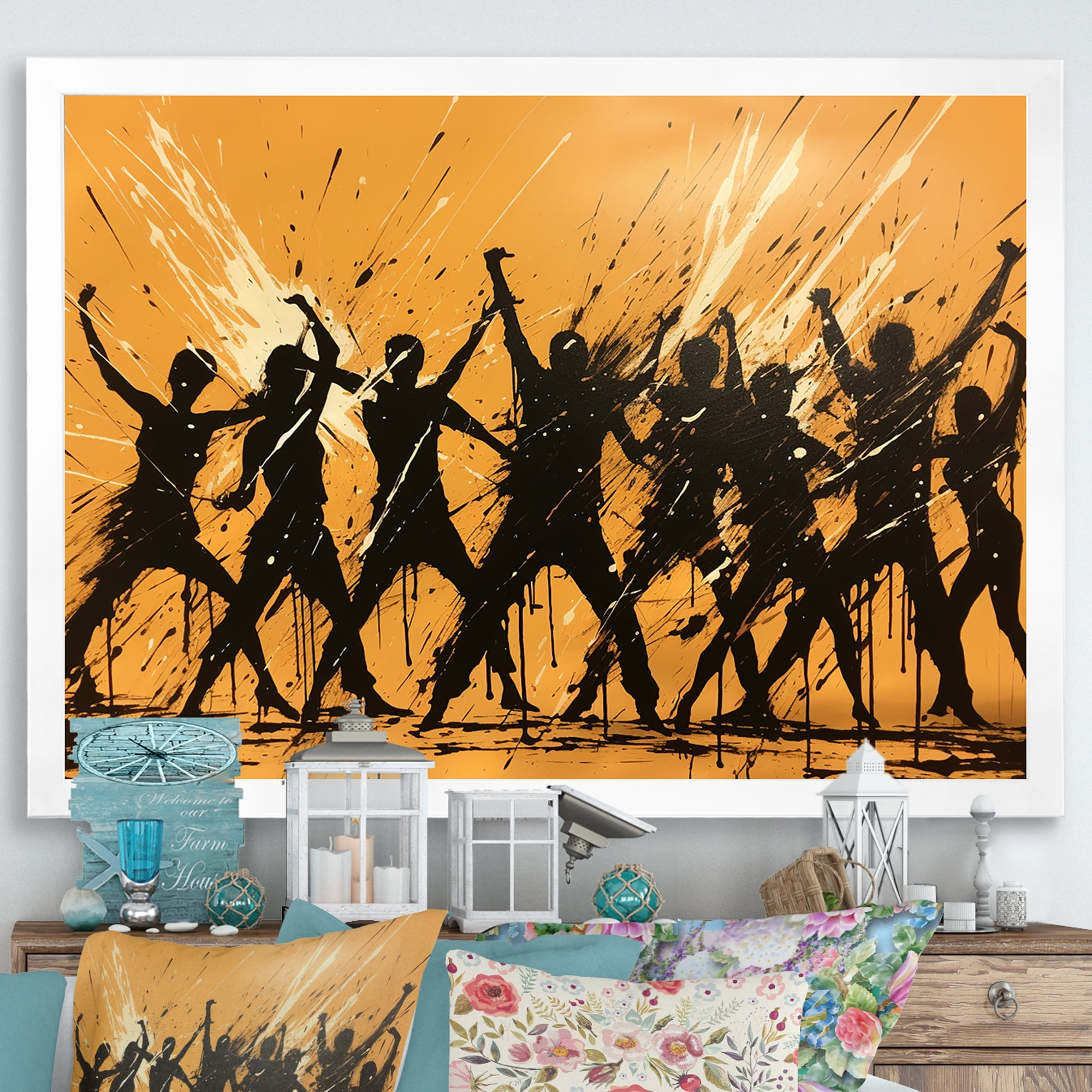 Designart "Zulu Dance Tradition in Africa I" People Framed Wall Art