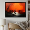 thumbnail image 1 of Designart "Zulu Dance Tradition in Africa II" People Framed Wall Art Decor - Global Orange African Tribal Living Room Framed Canvas Art, 1 of 6