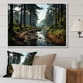 thumbnail image 1 of Designart "captivate Pine Tree Forest" Tree Pine Floater Framed Wall Decor, 1 of 7