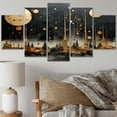 thumbnail image 1 of Designart "composition Constellations II" Abstract Collages Metal Wall Decor Set, 1 of 5
