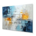 thumbnail image 1 of Designart "composition Frozen Snow III" Abstract Collages Metal Wall Decor, 1 of 5