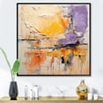 thumbnail image 1 of Designart "composition Fusion IX" Abstract Collages Floater Framed Wall Decor, 1 of 7