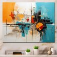 thumbnail image 1 of Designart "composition Fusion V" Abstract Collages Wall Decor, 1 of 5