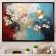 thumbnail image 1 of Designart "composition Impressions II" Abstract Collages Floater Framed Wall Art Print, 1 of 7