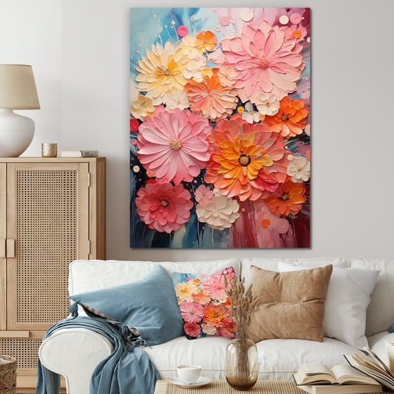 Designart "composition Kaleidoscope IV" Abstract Canvas Print