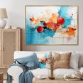 thumbnail image 1 of Designart "composition Symphony II" Abstract Collages Floater Framed Canvas Wall Art, 1 of 7