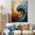 thumbnail image 1 of Designart "compositiond Spiral" Abstract Wall Art Print, 1 of 5