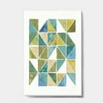 thumbnail image 1 of Designart 'geometric Green Triangle I' Modern & Transitional Canvas Artwork, 1 of 3