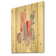 thumbnail image 1 of Designart 'geometric Pastel II' Mid-Century Modern Print on Natural Pine Wood, 1 of 3
