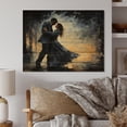 thumbnail image 1 of Designart "love Couple Landscape Dancing In Park I" People Print on Natural Pine Wood, 1 of 5