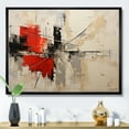 thumbnail image 1 of Designart "modern Duality I" Abstract Collages Floater Framed Wall Art Print, 1 of 7