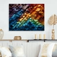 thumbnail image 1 of Designart "modern Wood Rainbows Delight II" Abstract Spirals Metal Wall Art, 1 of 5
