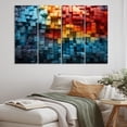 thumbnail image 1 of Designart "modern Wood Rainbows Delight III" Abstract Spirals Metal Wall Décor Set, 1 of 5