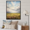 thumbnail image 1 of Designart "pasture Bold Horizon II" Landscape & Nature Floater Framed Wall Art Print, 1 of 7