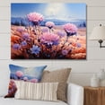 thumbnail image 1 of Designart "pasture Cornflower Cascade" Floral Canvas Print, 1 of 5