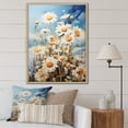 thumbnail image 1 of Designart "pasture Daisy Dreams II" Floral & Botanical Floater Framed Canvas Print, 1 of 7