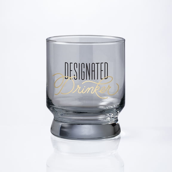 Designated Drinker Lowball Glass