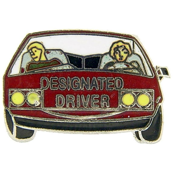 Eagle Emblems P00593 Pin - Designated Driver - 1 in.
