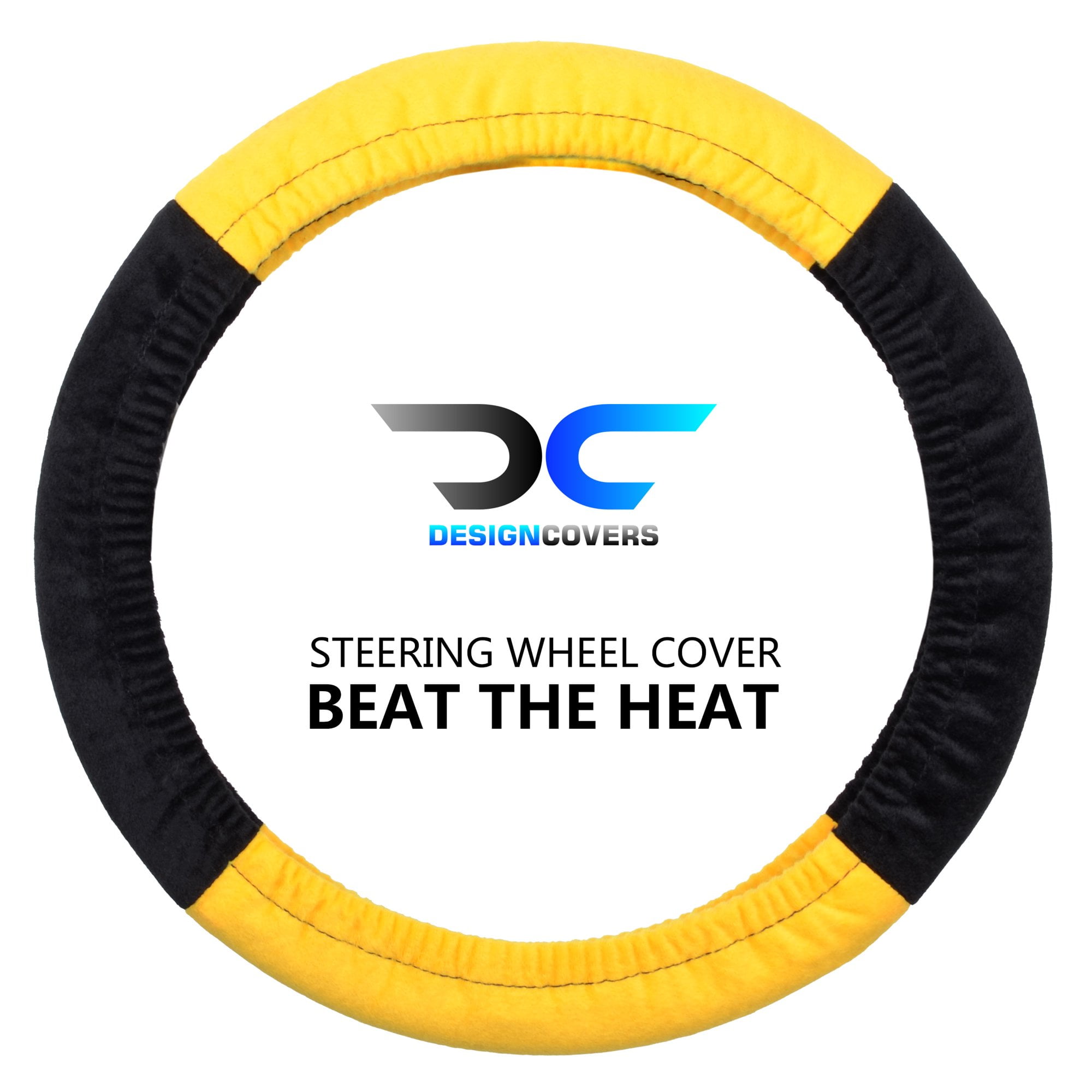Steering Wheel Cover - Beige, Universal Fit For 14.5 To 15 Inch Wheels - View #8