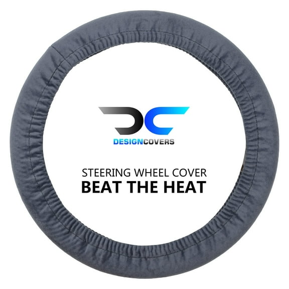 Designcovers Soft Velour Steering Wheel Cover in Universal size Warm in Winter Cool in Summer