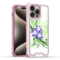 thumbnail image 1 of Designed for Apple iPhone 12 /12 Pro Modern Design Pattern Fused Hybrid Hard PC + TPU Rubber Shockproof Protection Impact Phone Case Cover [Green Floral], 1 of 4