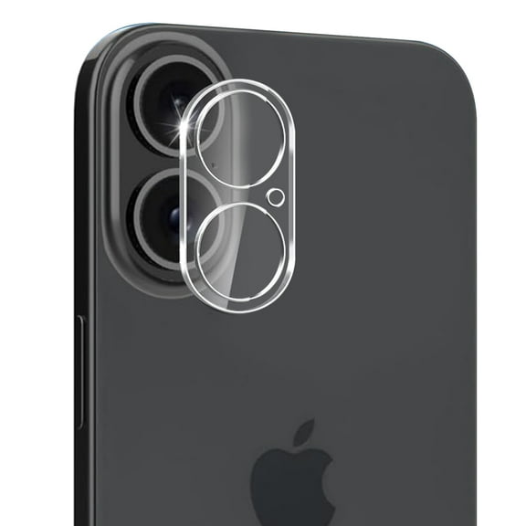 Designed for Apple iPhone 16 (6.1") Camera Lens Protector HD Clear Tempered Glass Back Camera Protector, Case Friendly, Ultra-Thin, Easy Installation Phone Case Cover - Clear