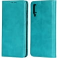 thumbnail image 1 of Designed for Galaxy A50 Wallet Case,Premium PU Leather Flip Folio Case with Card Slot,Stand Holder,Magnetic Closure TPU Shockproof Interior Case for Samsung Galaxy A50s A30s A50 6.1",Sky Blue, 1 of 7