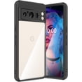 thumbnail image 1 of Designed for Goggle Pixel 8 Pro Case Clear,Shockproof Protection TPU Soft Bumper Military Grade Drop Hard PC Back Protective Slim Phone Crystal Case Cover for Pixel 8 Pro 6.7 inch – Black+Clear, 1 of 14