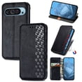 thumbnail image 1 of Designed for Google Pixel 10 / 10 Pro Case, Retro PU Leather Wallet Phone Case with Credit Card Holder Protective Shockproof Magnetic Kickstand Flip Cover for Google Pixel 10 / 10 Pro, Black, 1 of 8