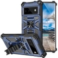 thumbnail image 1 of Designed for Google Pixel 7 Case Basic Phone Case with Stand Bracket Military Grade Drop Protection Dual Layer Shockproof Durable Hard Rigid PC Anti-Scratch Protective Heat Dissipation Cover-Blue, 1 of 14