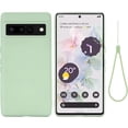 thumbnail image 1 of Designed for Google Pixel 7 Pro 2022 Case,Slim Liquid Silicone Rubber Shockproof Phone Cover with Wrist Strap Soft Anti-Scratch Microfiber Lining Protection Case for Google Pixel 7 Pro (Green), 1 of 15