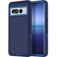 thumbnail image 1 of Designed for Google Pixel 7 Pro Heavy Duty Case, Triple Layer Protection Shockproof Dropproof Dustproof Anti-Scratch Phone Case Cover for Google Pixel 7 Pro,Blue, 1 of 7