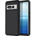 thumbnail image 1 of Designed for Google Pixel 7 Pro Heavy Duty Case, Triple Layer Protection Shockproof Dropproof Dustproof Anti-Scratch Phone Case Cover for Google Pixel 7 Pro,Black, 1 of 7