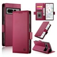 thumbnail image 1 of Designed for Google Pixel 7 Pro Wallet Case, with Card Slots Strong Magnetic Closure PU Leather Flip Fold Shockproof Kickstand Durable Purse Flip Case for Google Pixel 7 Pro - Winered, 1 of 7