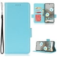 thumbnail image 1 of Designed for Google Pixel 8 Case, Luxury PU Leather Wallet Phone Case with Card Holder Flip Kickstand Drop Protection Phone Case Cover for Google Pixel 8 - Cyanblue, 1 of 5