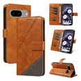 thumbnail image 1 of Designed for Google Pixel 8 Case Wallet, Men Women Flip Folio Cover with PU Leather Stand Credit Card Holders Slots Wrist Strap Magnetic Clasp Phone Case for Google Pixel 8, Brown, 1 of 11