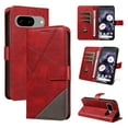 thumbnail image 1 of Designed for Google Pixel 8 Case Wallet, Men Women Flip Folio Cover with PU Leather Stand Credit Card Holders Slots Wrist Strap Magnetic Clasp Phone Case for Google Pixel 8, Red, 1 of 11