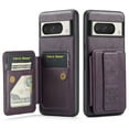 thumbnail image 1 of Designed for Google Pixel 8 Case Wallet with RFID Blocking Card Holder PU Leather Credit Card Slots Cash Pocket Phone Cases for Men Women Back Flip Magnetic Clasp Protective Cover,Purple, 1 of 9