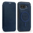 thumbnail image 1 of Designed for Google Pixel 8 Magnetic Flip Phone Case,With RFID Blocking Card Slots,Compatible with Mag-Safe,PU Leather Shockproof Anti-fall Flip Folio Ultra Slim Wallet Phone Case,Blue, 1 of 8