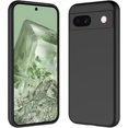 thumbnail image 1 of Designed for Google Pixel 8a Case, Slim Liquid Silicone for Women Men with Scratch-Resistant Microfiber Lining Shockproof Soft Silicone Protective Phone Case for Google Pixel 8a (Black), 1 of 16