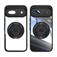 thumbnail image 1 of Designed for Google Pixel 8a Crystal Clear Back Case, Luxury Case with Lens Protector Drop Protective Magnetic Rotating Ring Kickstand Shockproof Thin Fit Phone Case Cover, Black, 1 of 7