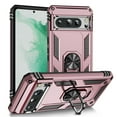 thumbnail image 1 of Designed for Google Pixel 9 / 9 Pro Case, Military Grade Protective Phone Case Cover with Enhanced Metal Ring Kickstand [Support Magnet Car Mount] Compatible with Google Pixel 9 / 9 Pro, Rosegold, 1 of 6