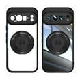 thumbnail image 1 of Designed for Google Pixel 9 Pro Crystal Clear Back Case, Luxury Case with Lens Protector Drop Protective Magnetic Rotating Ring Kickstand Shockproof Thin Fit Phone Case Cover, Black, 1 of 7