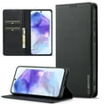 thumbnail image 1 of Designed for Google Pixel 9 / 9 Pro Wallet Case, Premium PU Leather Wallet Folio Case with Card Slots Flip Stand Magnetic Closure Shockproof Business Purse Phone Cover for Pixel 9 / 9 Pro, Black, 1 of 1