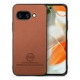 thumbnail image 1 of Designed for Google Pixel 9A Classic Case, Slim Leather Luxury Business PU Non-Slip Texture Grip Shockproof Bumper Protective Phone Cover Men Women For Google Pixel 9A,Brown, 1 of 9