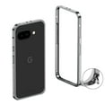 thumbnail image 1 of Designed for Google Pixel 9A Frame Metal Bumper Frame Slim Hard Phone Case,Raised Edge Protection,No Back Heat Dissipation Design,Shockproof Anti-fall Ultra Slim Phone Case,Gray, 1 of 6