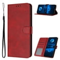 thumbnail image 1 of Designed for Google Pixel 9a Case Wallet, Men Women Flip Folio Cover with PU Leather Stand Credit Card Holders Slots Wrist Strap Soft TPU Inner Phone Case for Google Pixel 9a, Red, 1 of 8